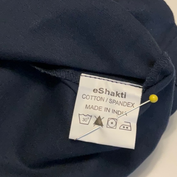 eShakti Women’s Navy 1940 Reproduction Wiggle Dress Size 10/Medium - Picture 10 of 11